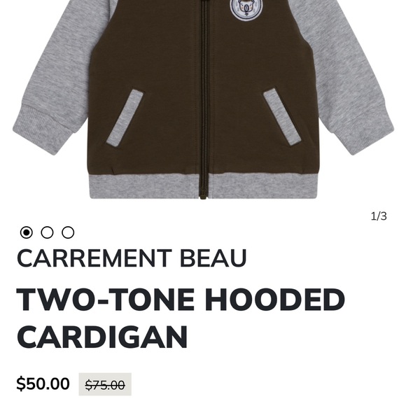 Carrement Beau Zip up hoodie size 3 - Picture 5 of 5